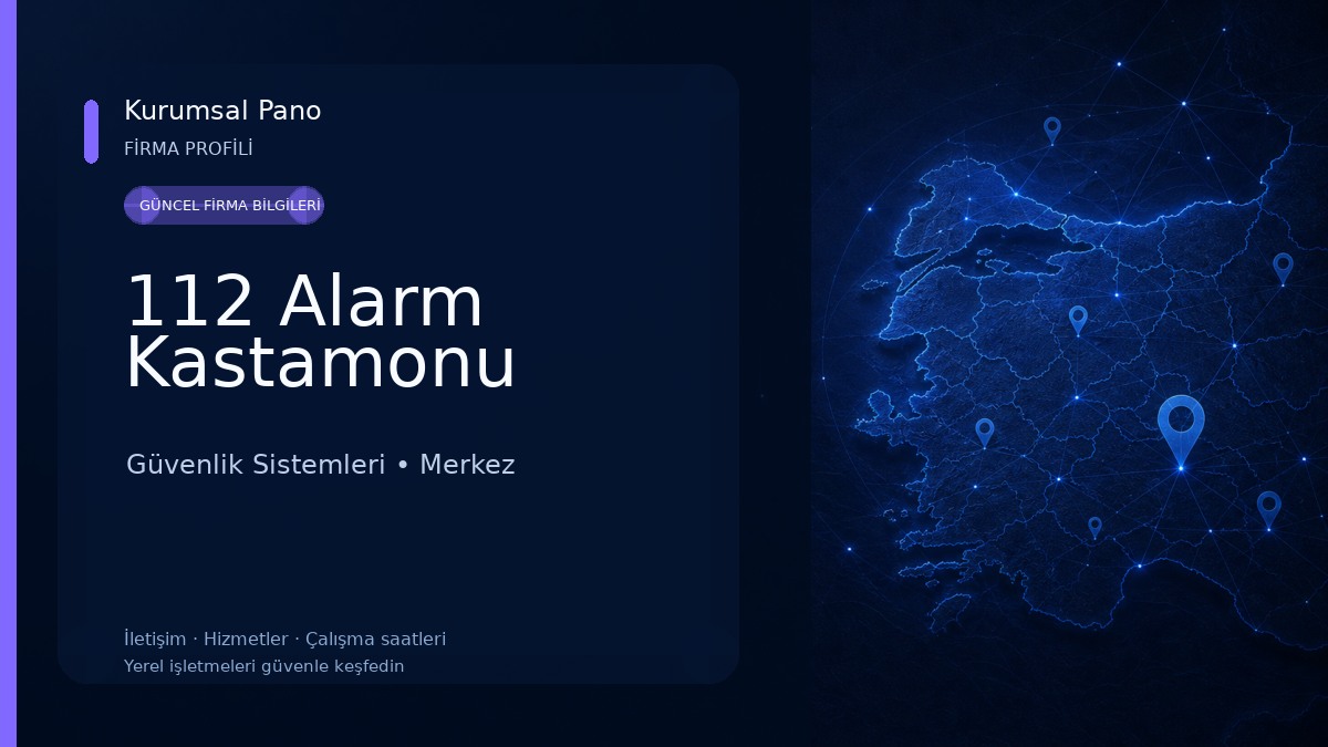 112 Alarm Kastamonu