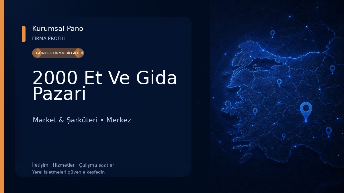 2000 Et Ve Gida Pazari