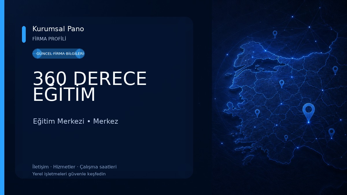 360 DERECE EĞİTİM Eğitim Merkezi
