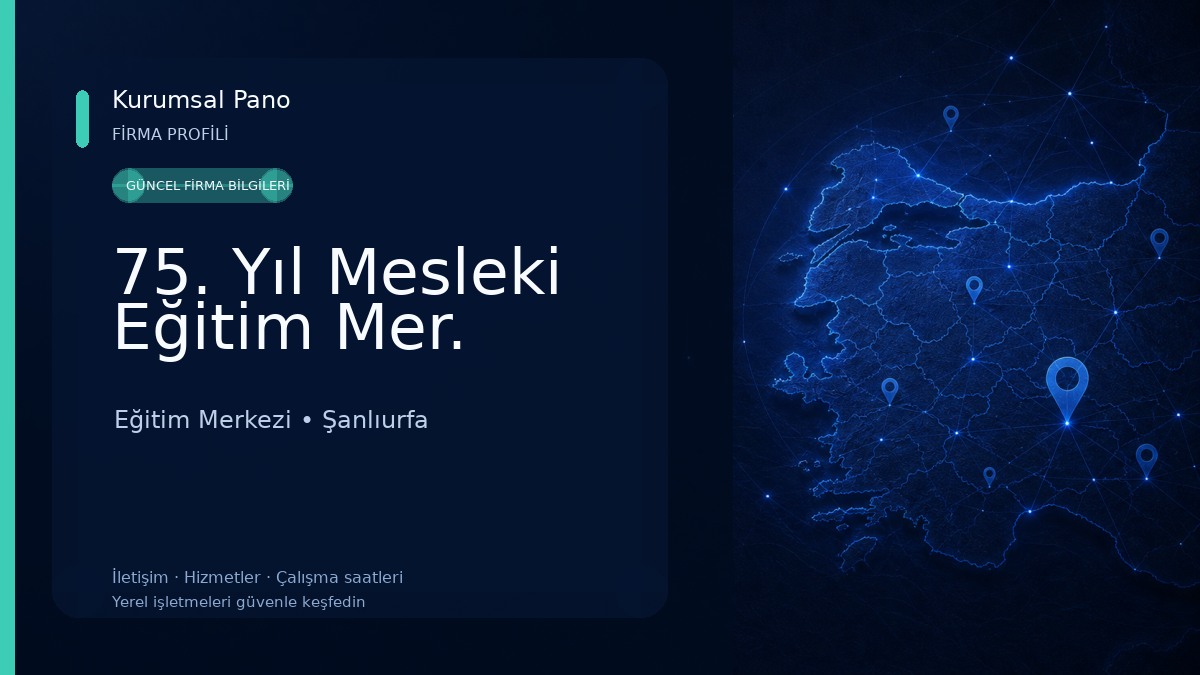 75. Yıl Mesleki Eğitim Mer.