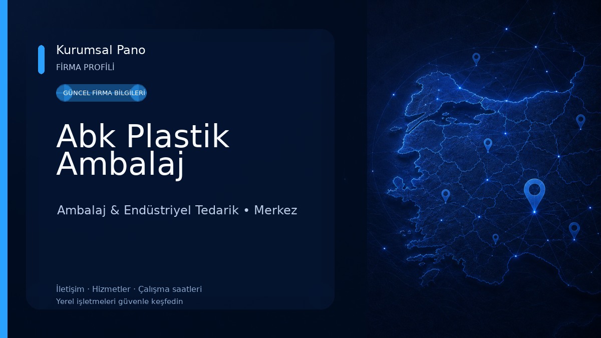Abk Plastik Ambalaj Ambalaj & Endüstriyel Tedarik