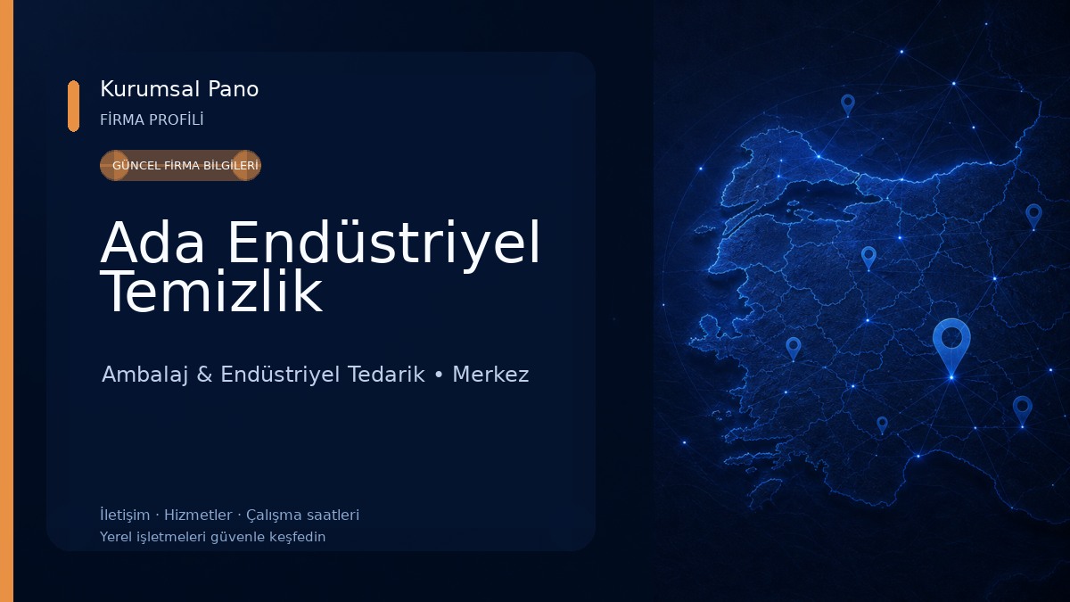 Ada Endüstriyel Temizlik