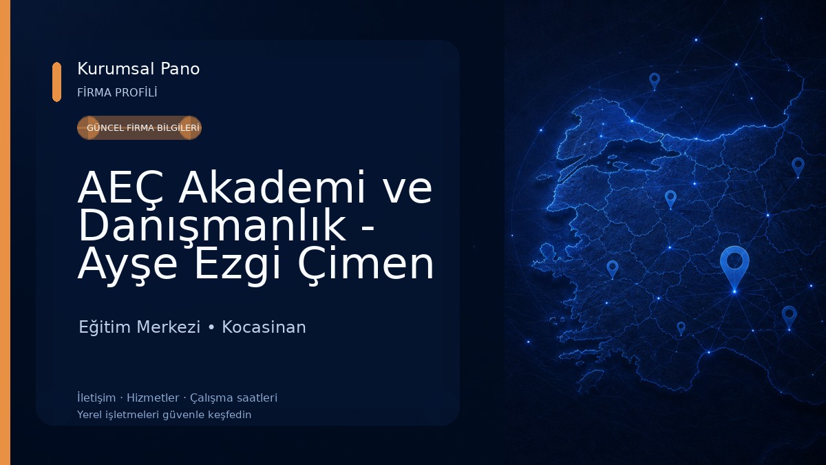 AEÇ Akademi ve Danışmanlık - Ayşe Ezgi Çimen 