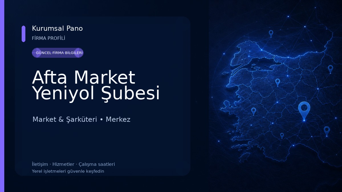 Afta Market Yeniyol Şubesi Market & Şarküteri