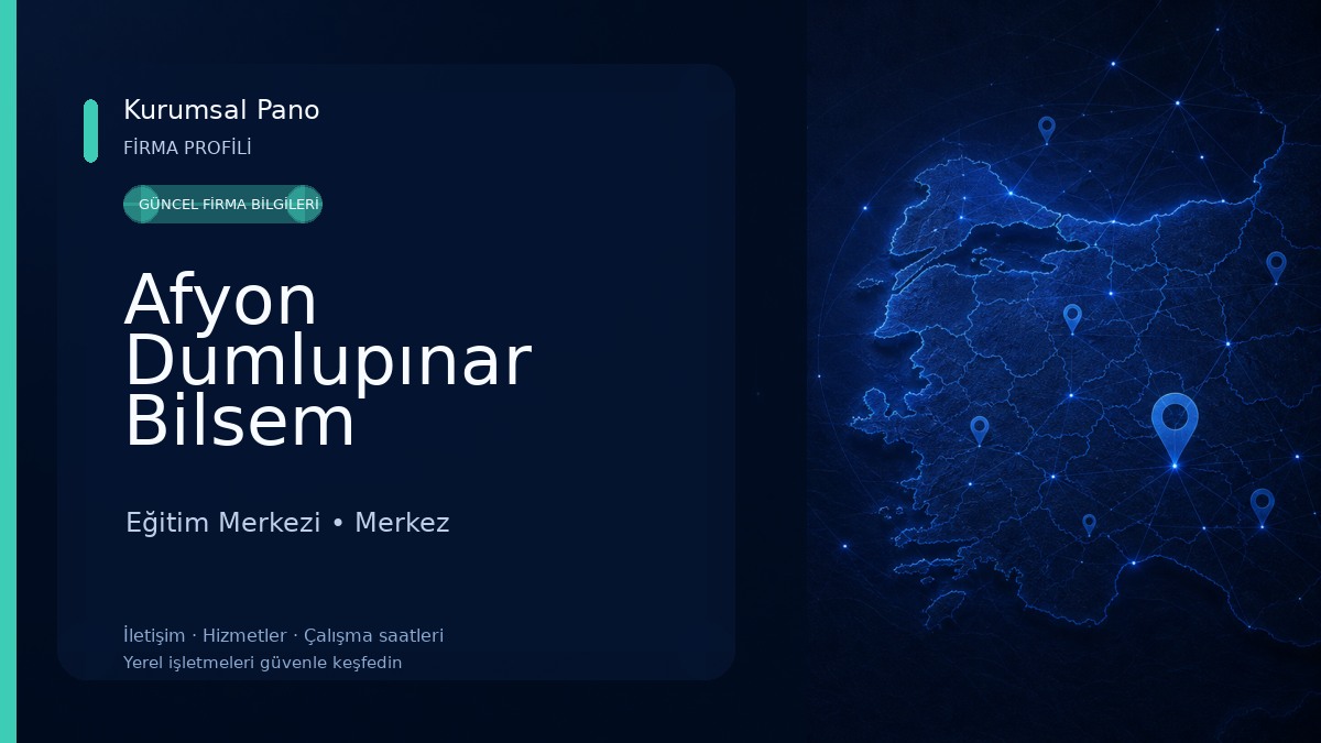 Afyon Dumlupınar Bilsem Eğitim Merkezi