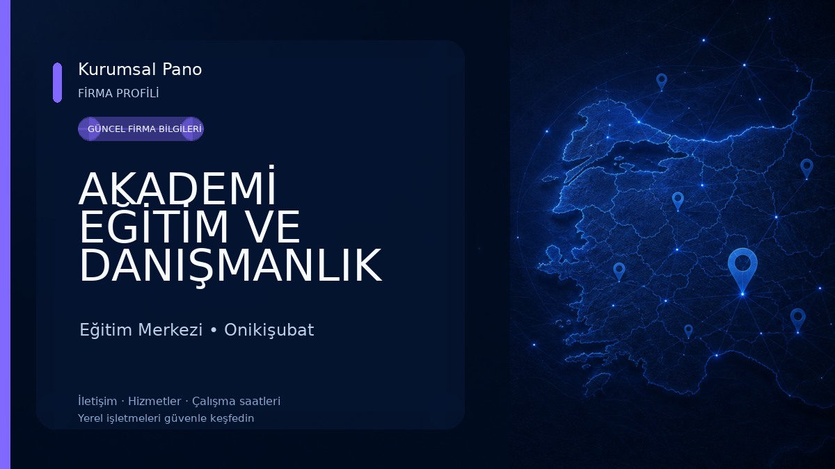 AKADEMİ EĞİTİM VE DANIŞMANLIK