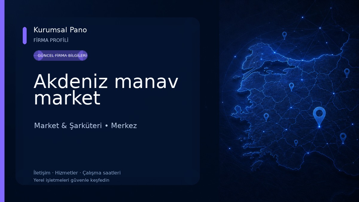 Akdeniz manav market Market & Şarküteri