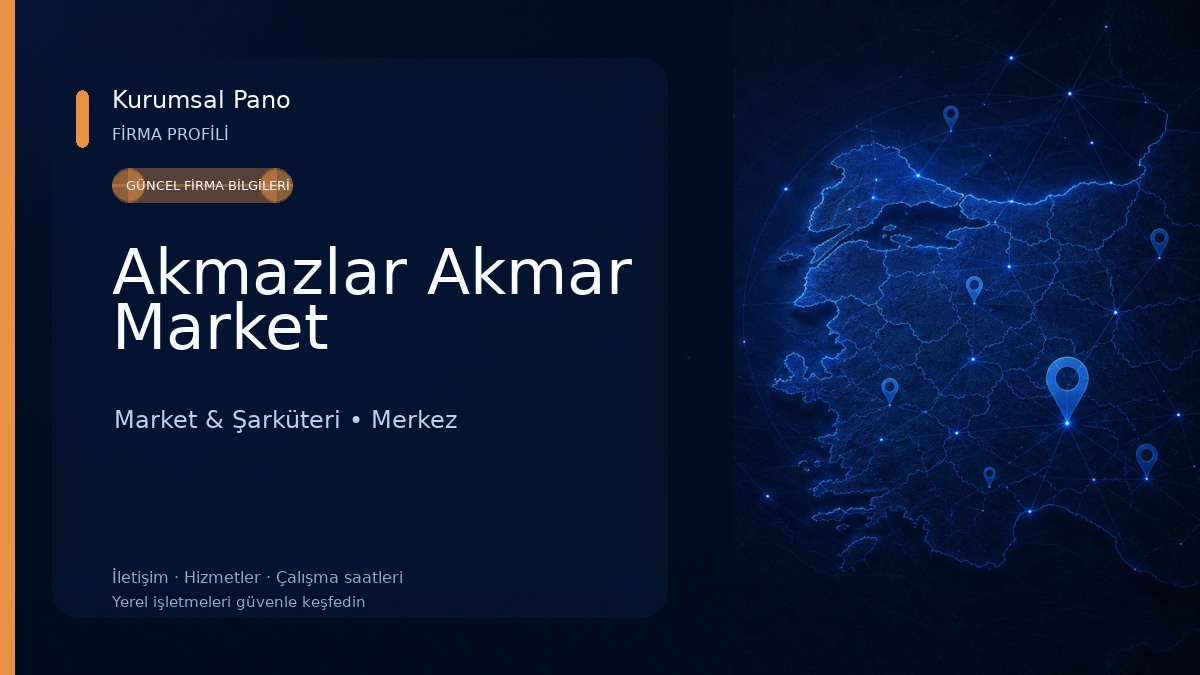 Akmazlar Akmar Market Market & Şarküteri