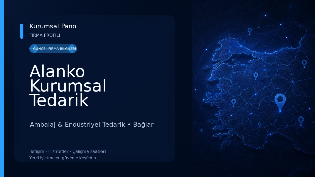 Alanko Kurumsal Tedarik Ambalaj & Endüstriyel Tedarik