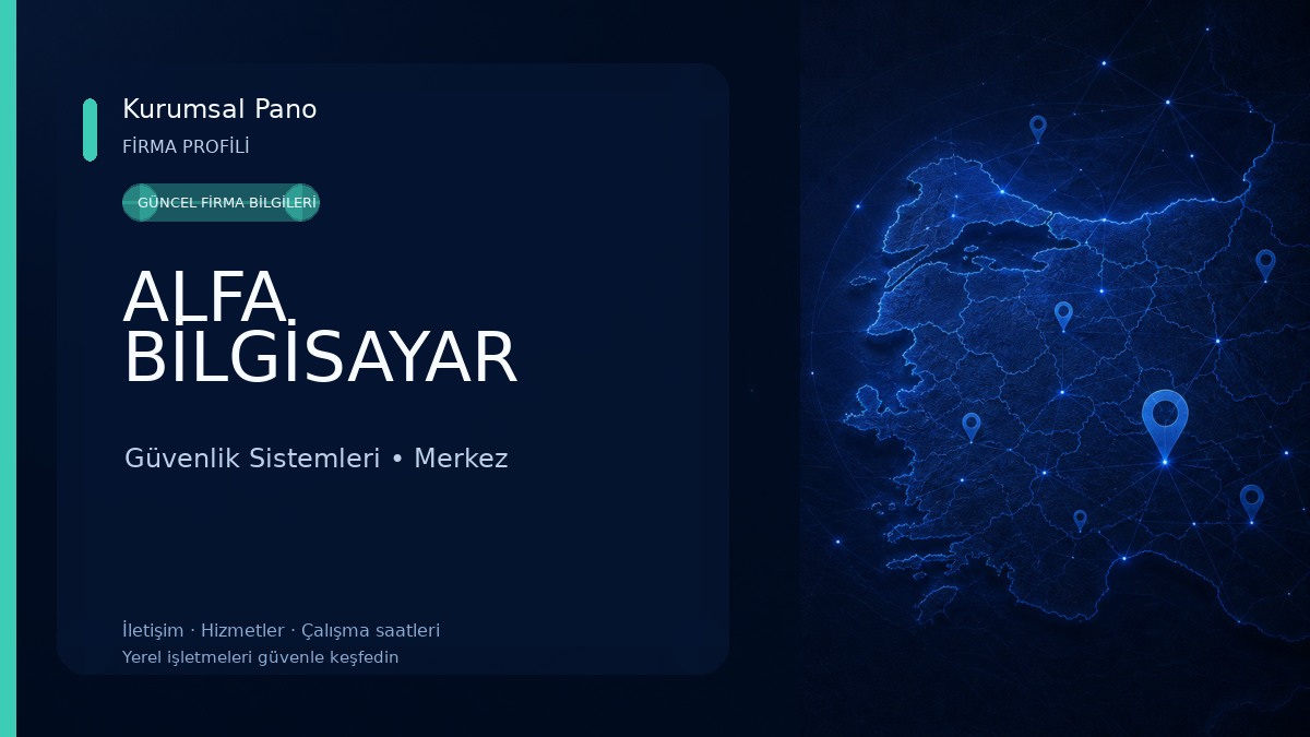 ALFA BİLGİSAYAR Güvenlik Sistemleri