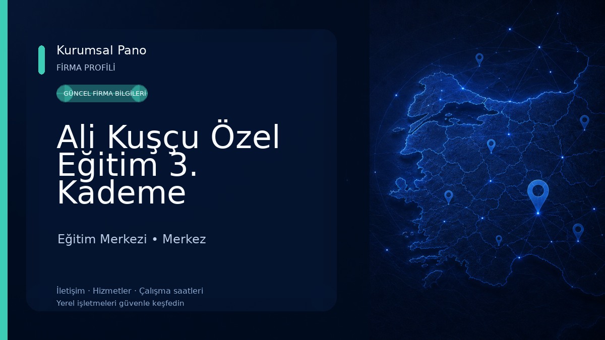 Ali Kuşçu Özel Eğitim 3. Kademe Uygulama Okulu