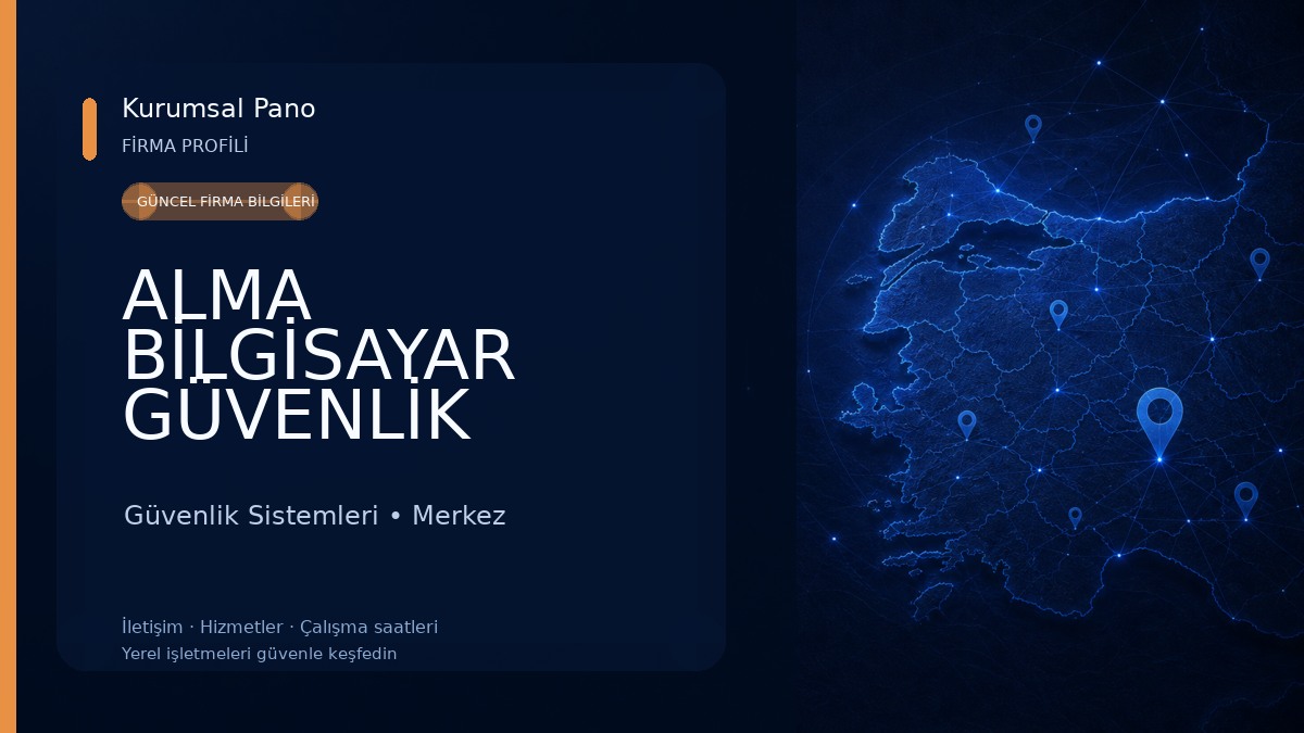 ALMA BİLGİSAYAR GÜVENLİK SİSTEMLERİ