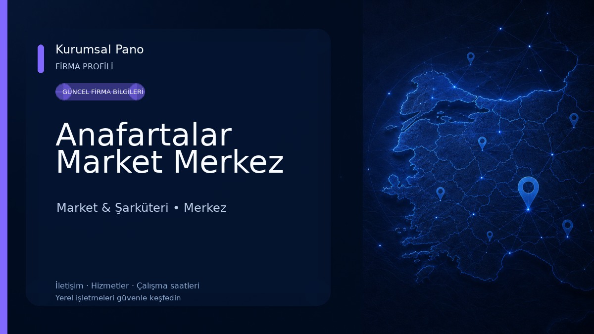 Anafartalar Market Merkez Market & Şarküteri