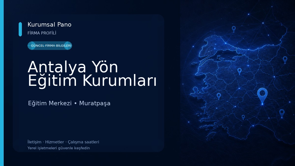 Antalya Yön Eğitim Kurumları Eğitim Merkezi