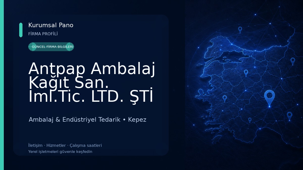 Antpap Ambalaj Kağıt San. İml.Tic. LTD. ŞTİ