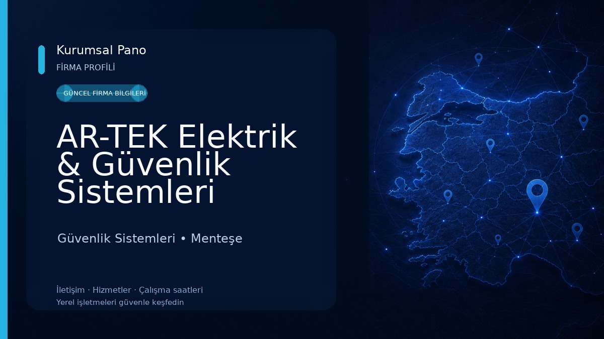 AR-TEK Elektrik & Güvenlik Sistemleri 