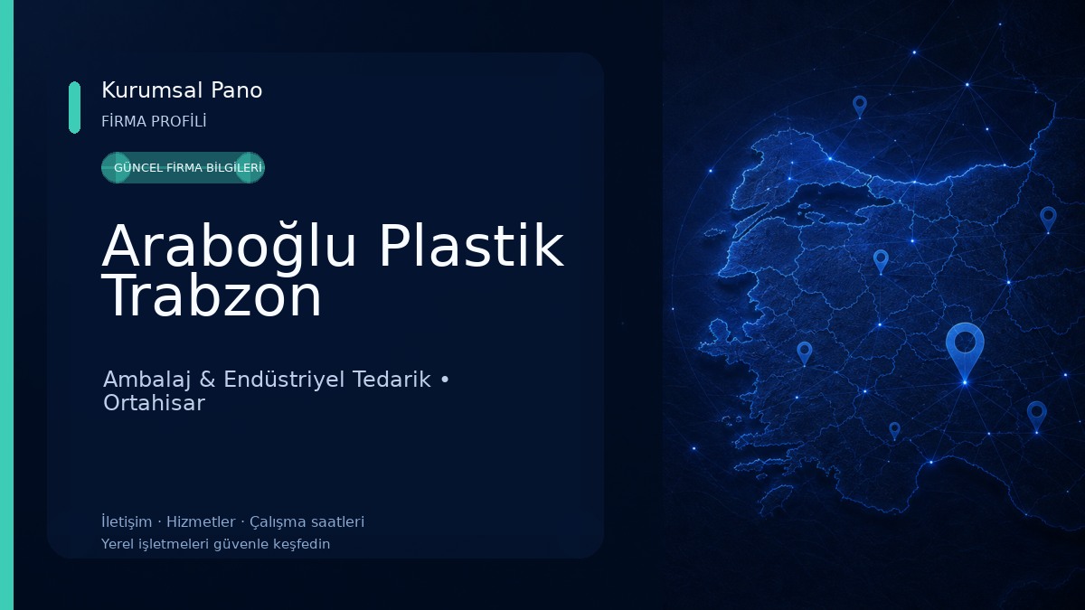 Araboğlu Plastik Trabzon 