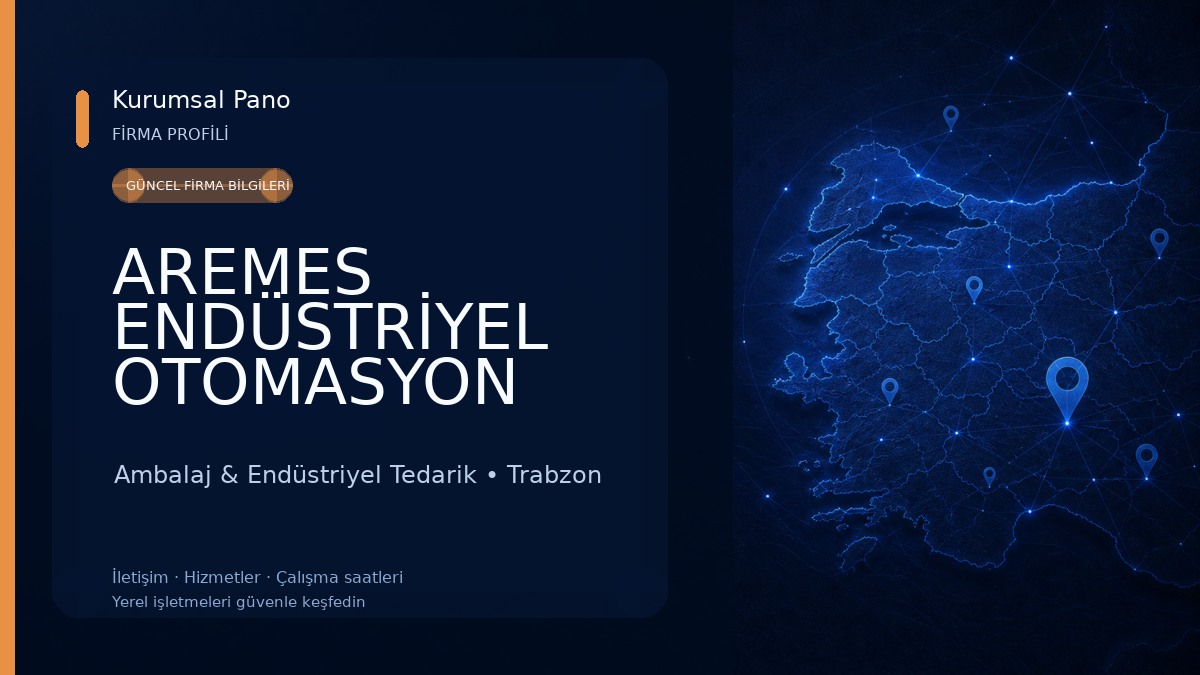 AREMES ENDÜSTRİYEL OTOMASYON Ambalaj & Endüstriyel Tedarik