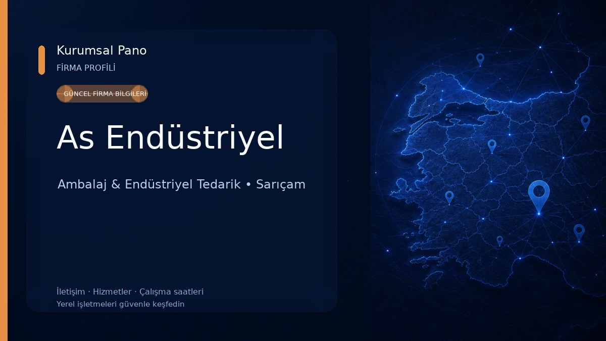 As Endüstriyel Ambalaj & Endüstriyel Tedarik