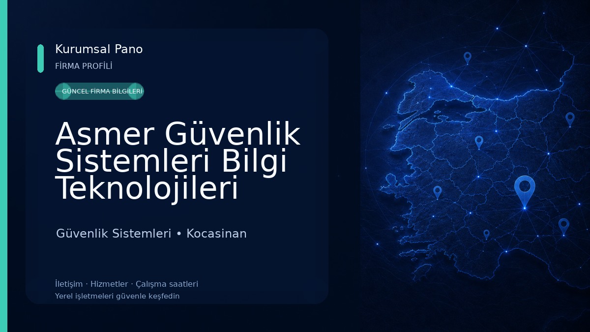 Asmer Güvenlik Sistemleri Bilgi Teknolojileri