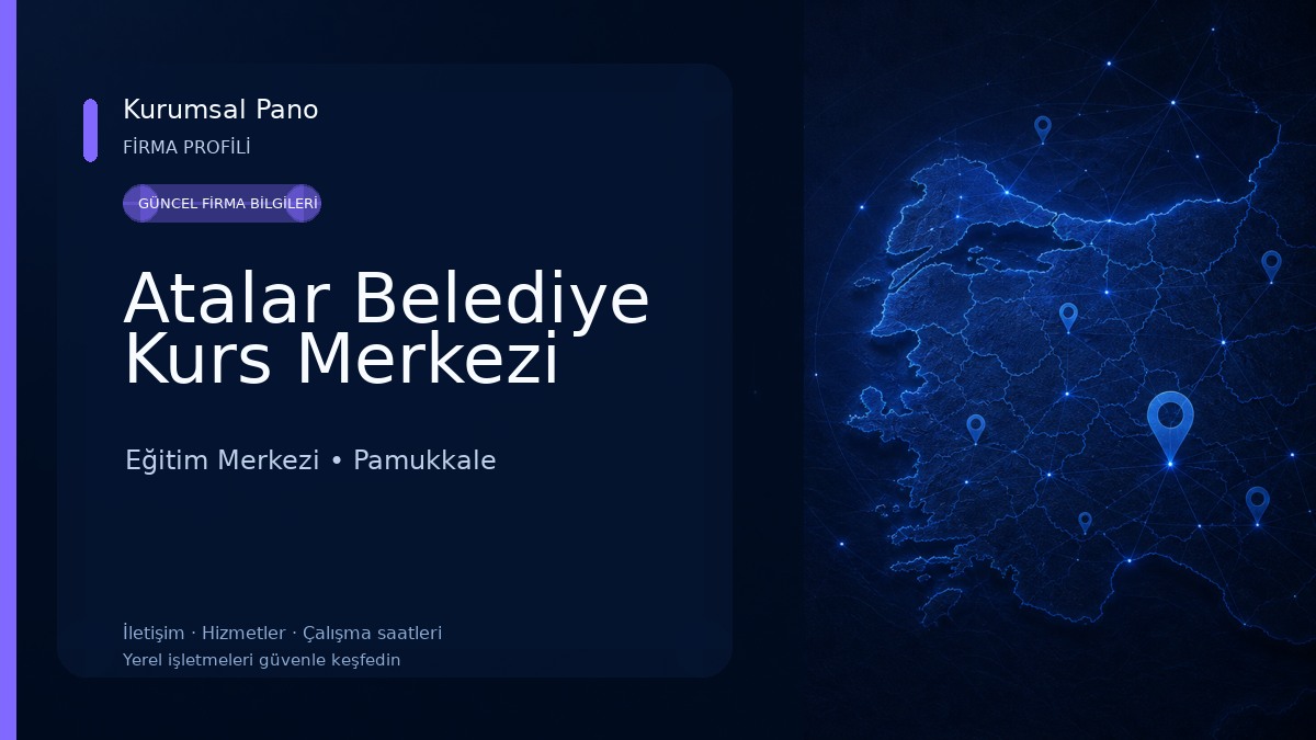 Atalar Belediye Kurs Merkezi