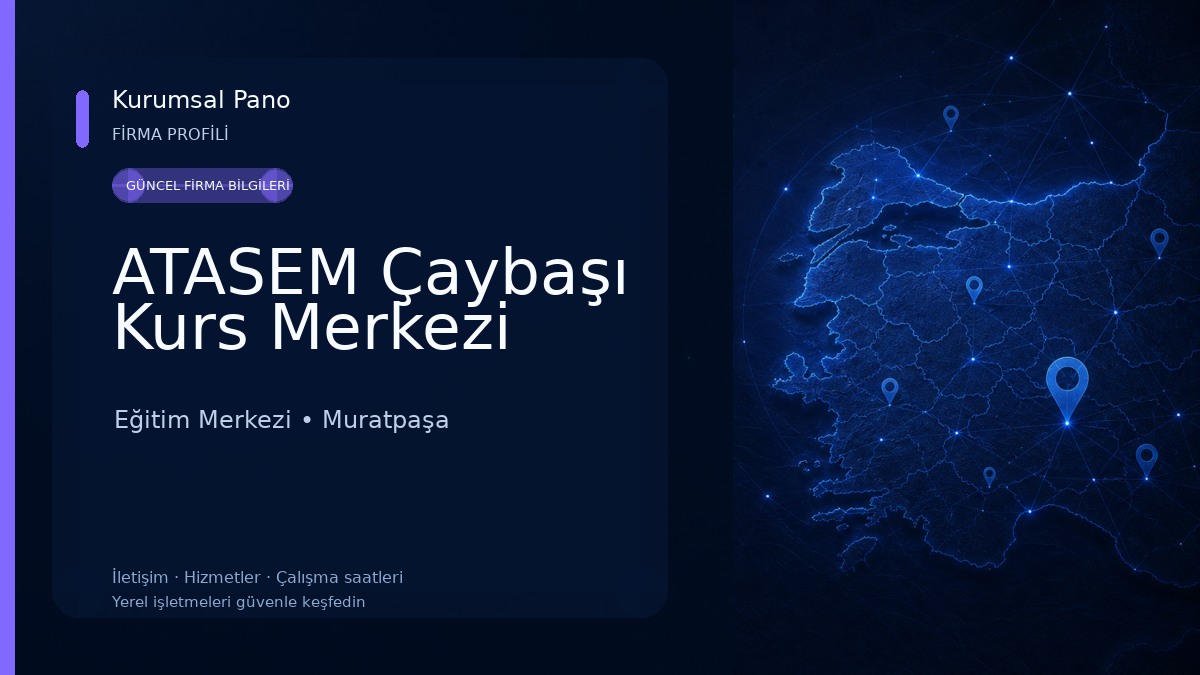 ATASEM Çaybaşı Kurs Merkezi Eğitim Merkezi