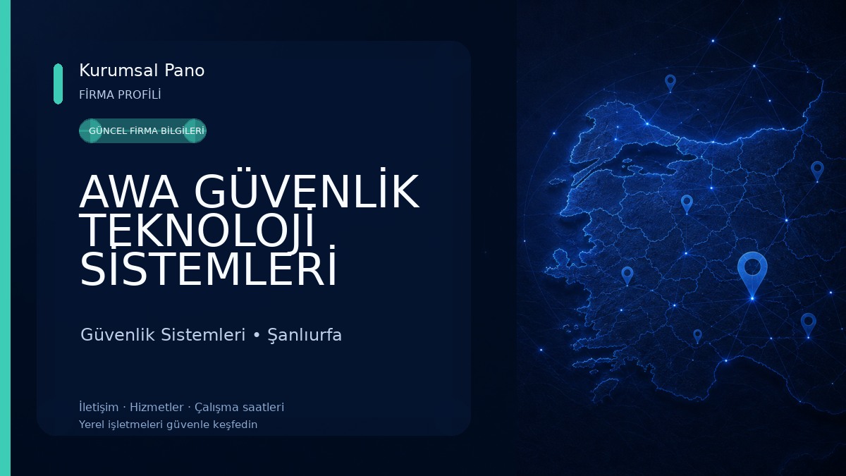 AWA GÜVENLİK TEKNOLOJİ SİSTEMLERİ