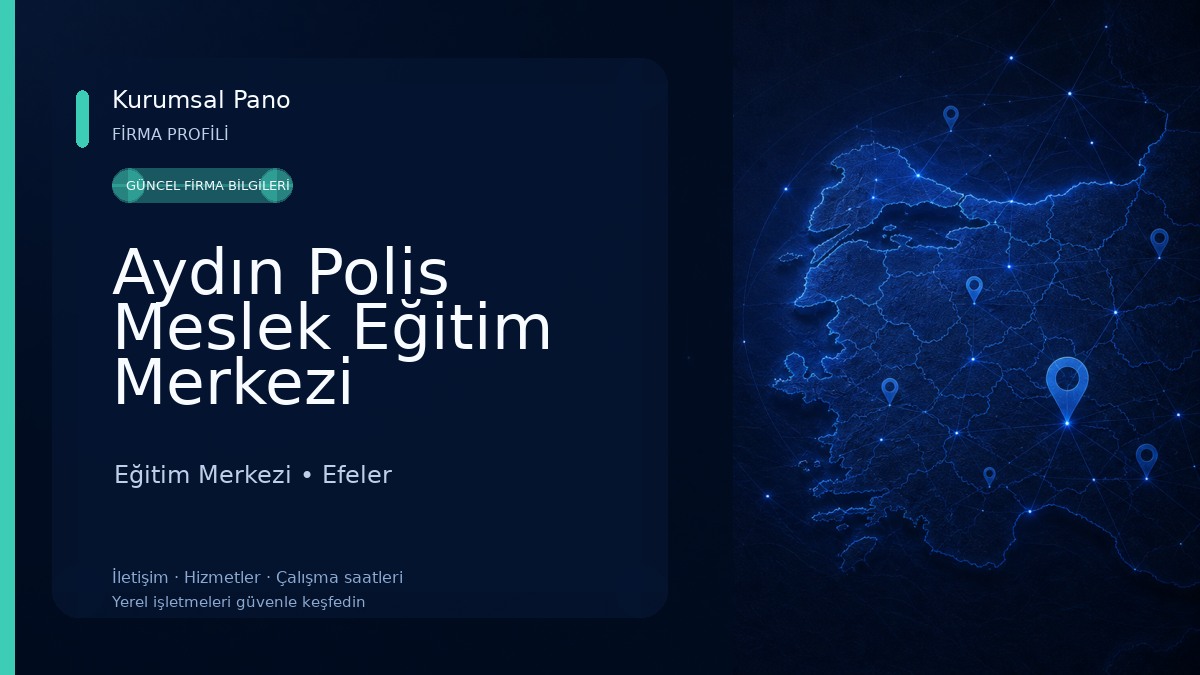 Aydın Polis Meslek Eğitim Merkezi Eğitim Merkezi