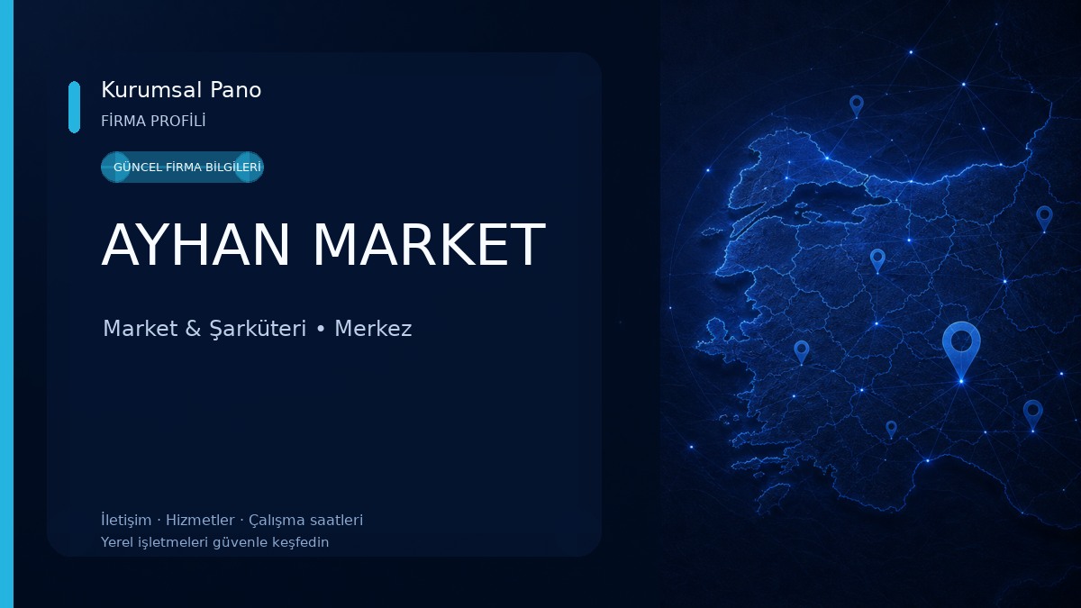 AYHAN MARKET Market & Şarküteri
