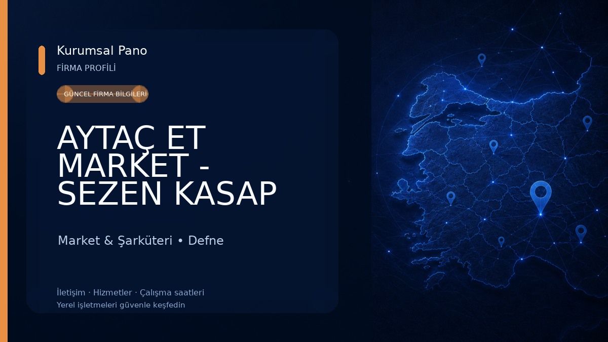 AYTAÇ ET MARKET - SEZEN KASAP RESTAURANT Market & Şarküteri