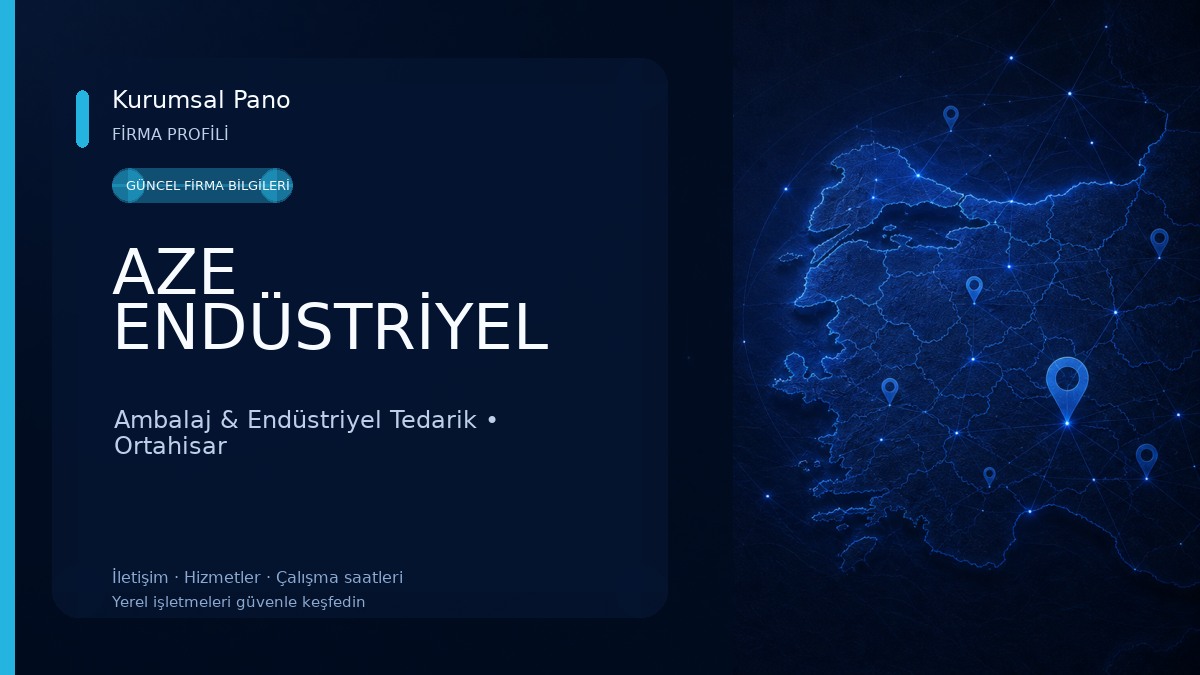 AZE ENDÜSTRİYEL Ambalaj & Endüstriyel Tedarik