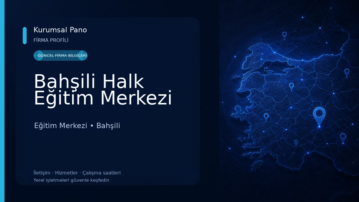Bahşili Halk Eğitim Merkezi