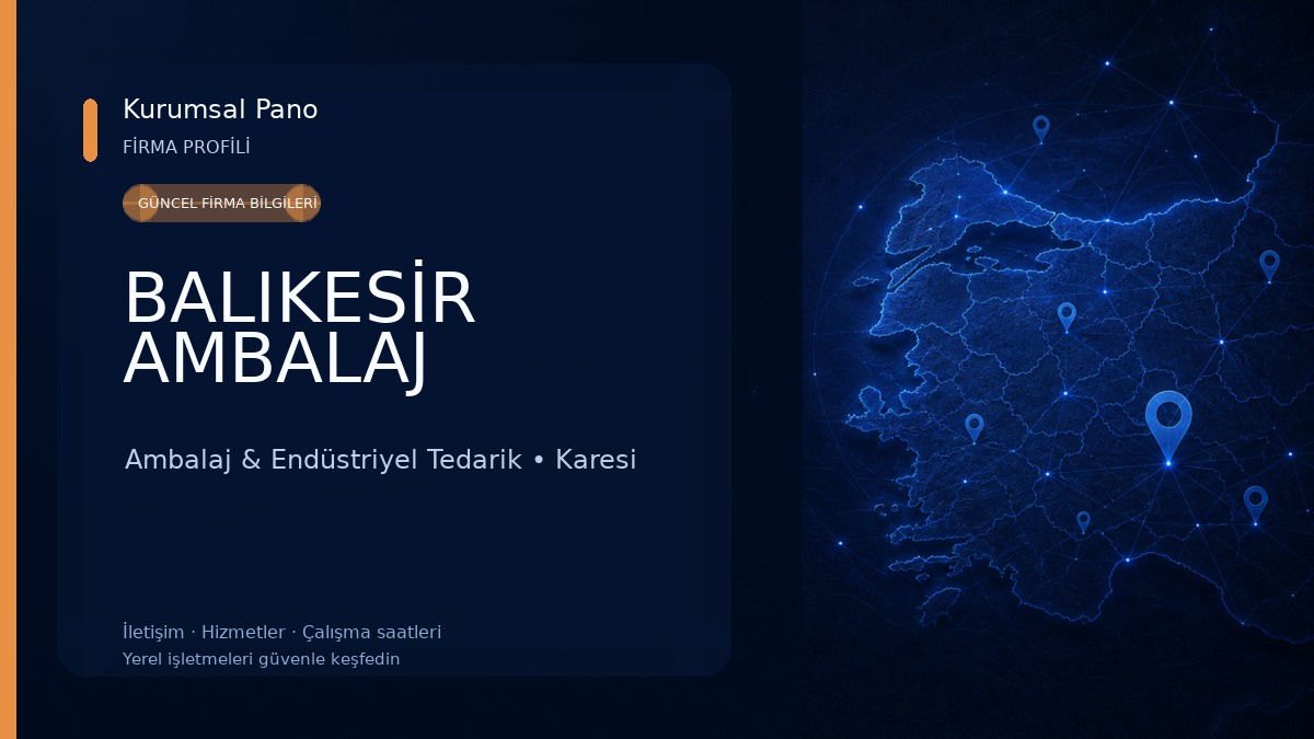 BALIKESİR AMBALAJ Ambalaj & Endüstriyel Tedarik