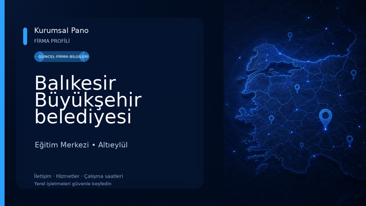 Balıkesir Büyükşehir belediyesi itfaiyesi eğitim merkezi 