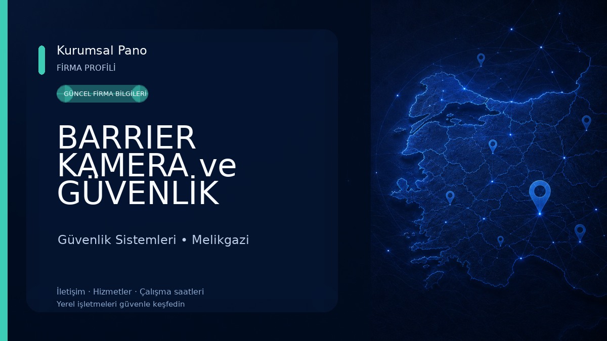 BARRIER KAMERA ve GÜVENLİK SİSTEMLERİ