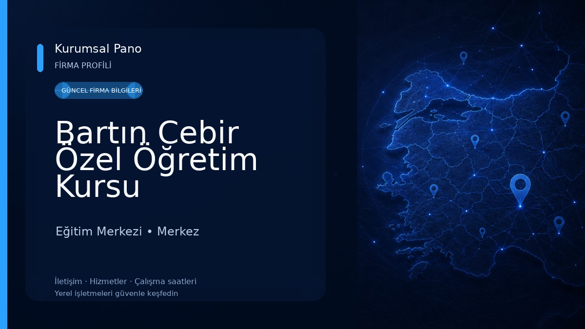 Bartın Cebir Özel Öğretim Kursu Eğitim Merkezi