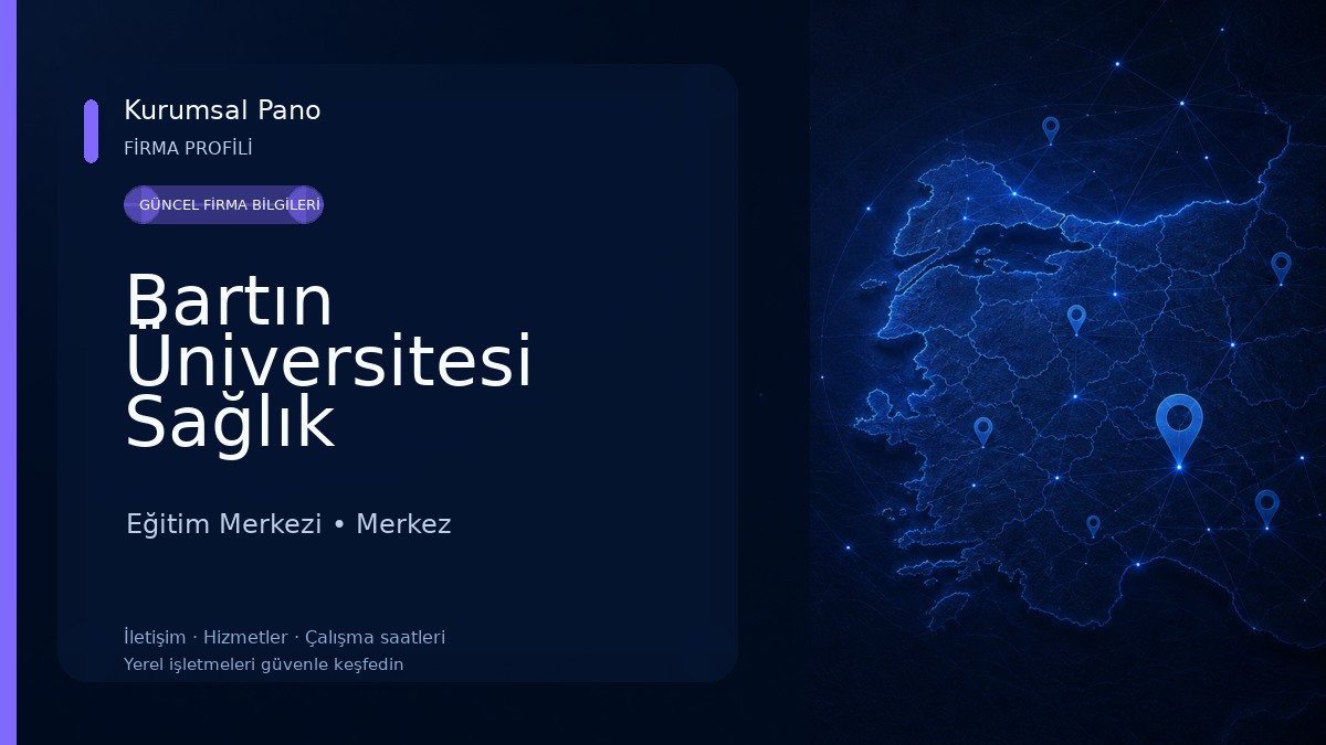 Bartın Üniversitesi Sağlık Hizmetleri Meslek Yüksekokulu Eğitim Merkezi