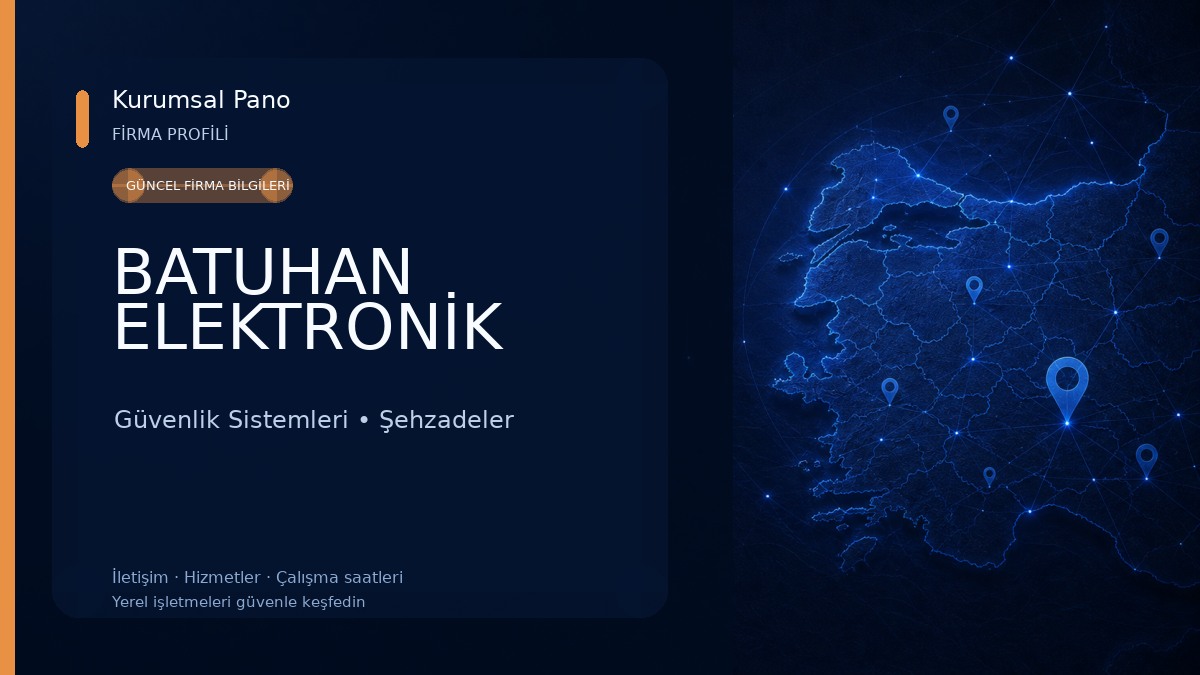 BATUHAN ELEKTRONİK Güvenlik Sistemleri