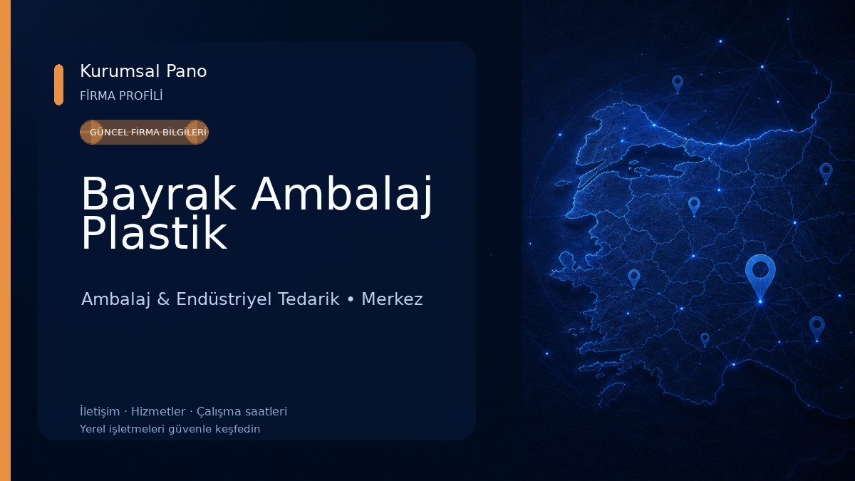 Bayrak Ambalaj Plastik
