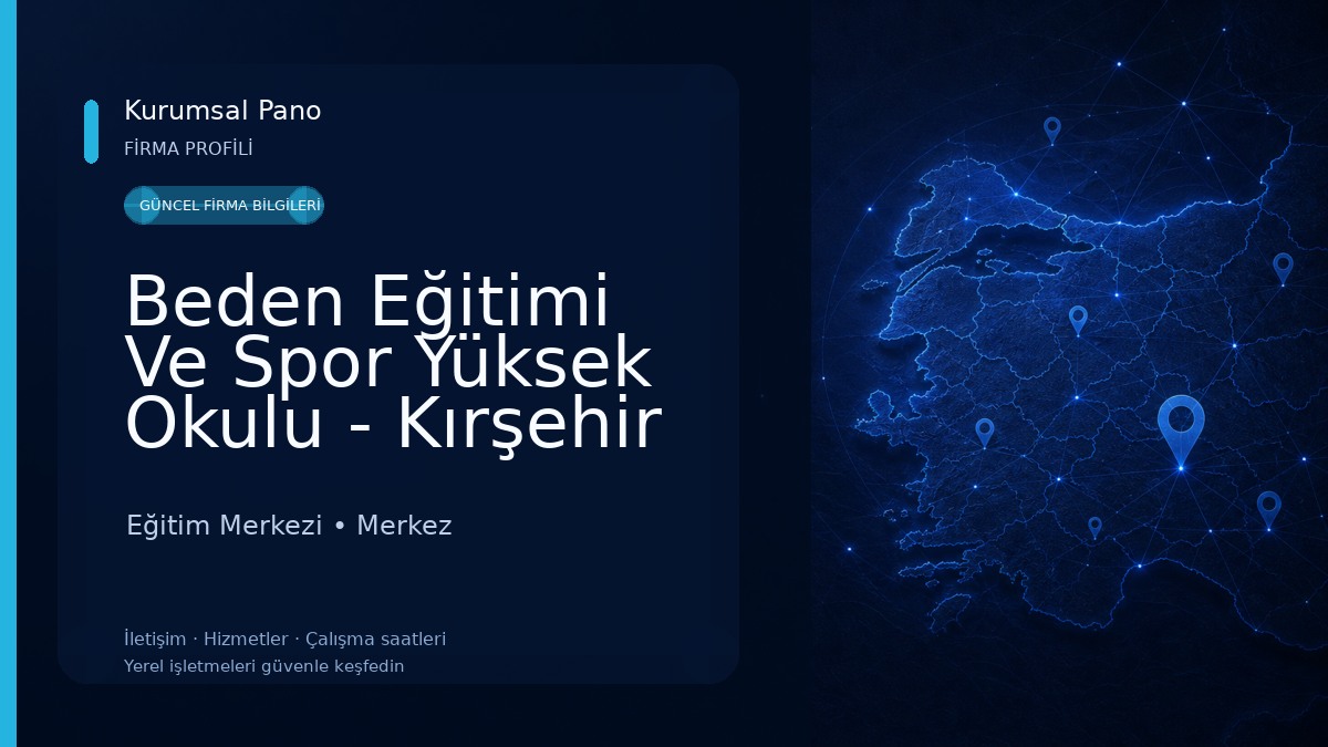 Beden Eğitimi Ve Spor Yüksek Okulu - Kırşehir Ahi Evran Üniversitesi