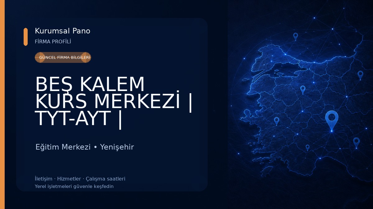 BEŞ KALEM KURS MERKEZİ | TYT-AYT | MERSİN