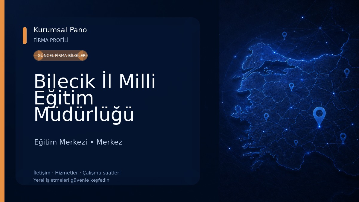 Bilecik İl Milli Eğitim Müdürlüğü