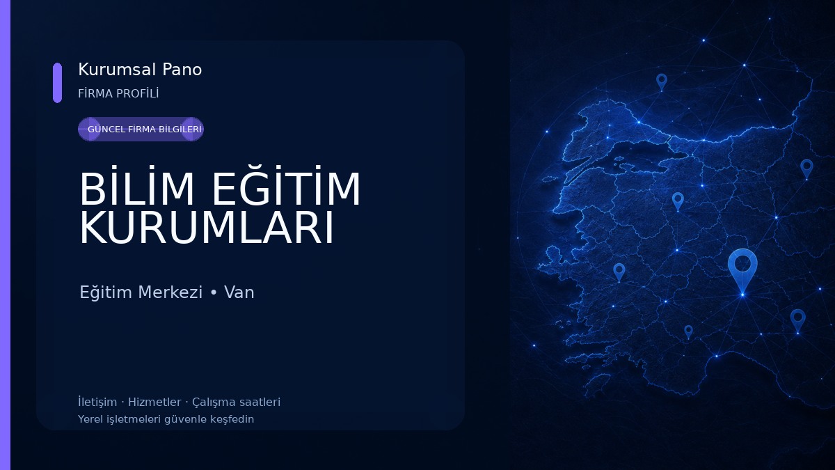BİLİM EĞİTİM KURUMLARI Eğitim Merkezi