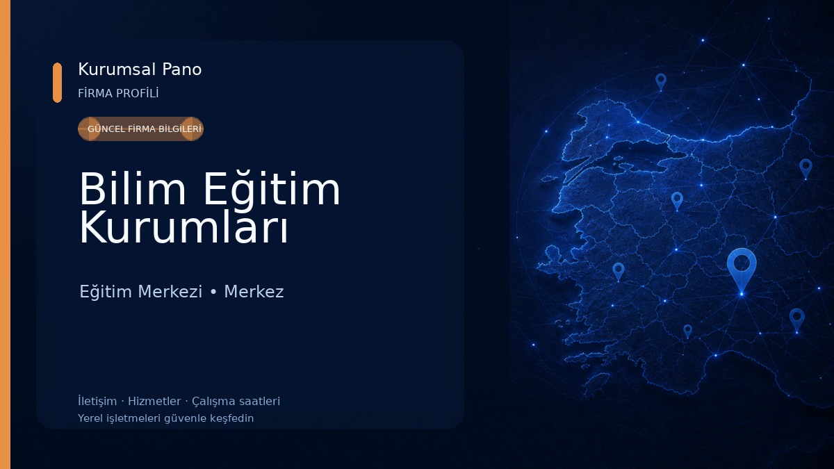 Bilim Eğitim Kurumları Eğitim Merkezi