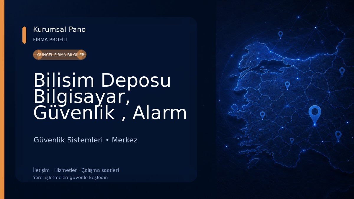 Bilisim Deposu Bilgisayar, Güvenlik , Alarm ve Kamera Sistemleri Güvenlik Sistemleri