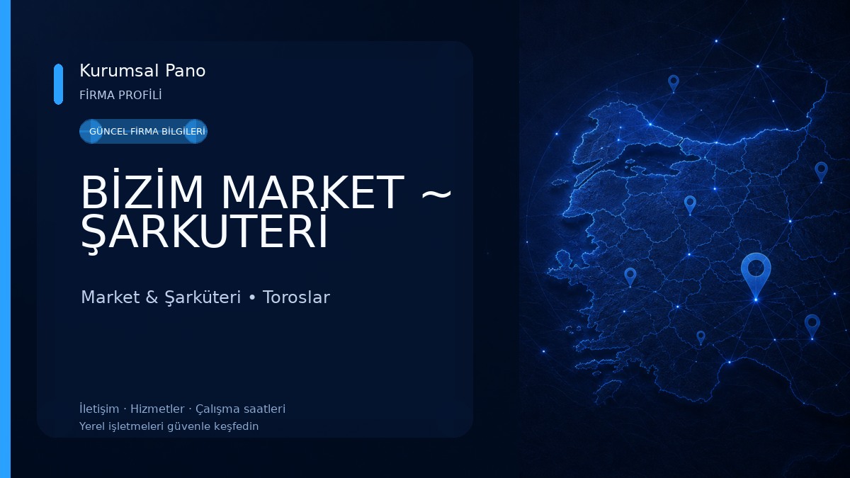 BİZİM MARKET ~ ŞARKUTERİ Market & Şarküteri