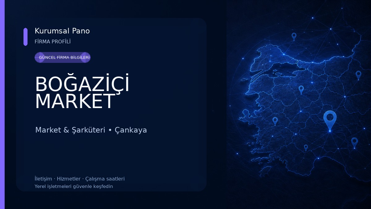 BOĞAZİÇİ MARKET Market & Şarküteri