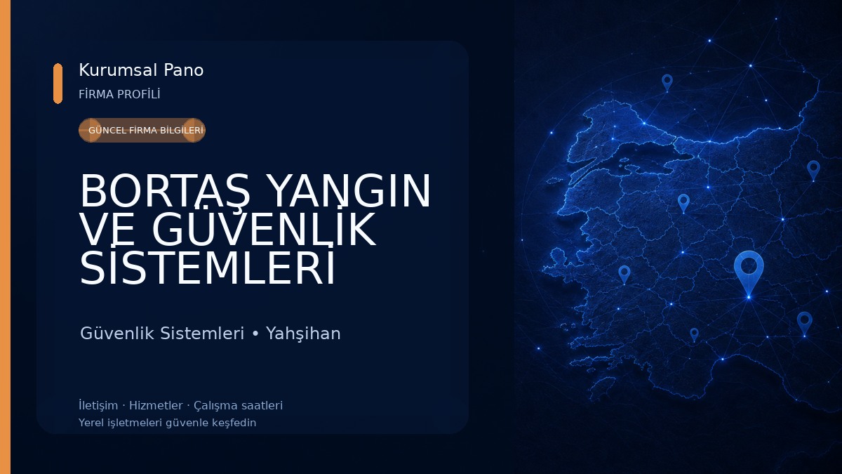BORTAŞ YANGIN VE GÜVENLİK SİSTEMLERİ Güvenlik Sistemleri