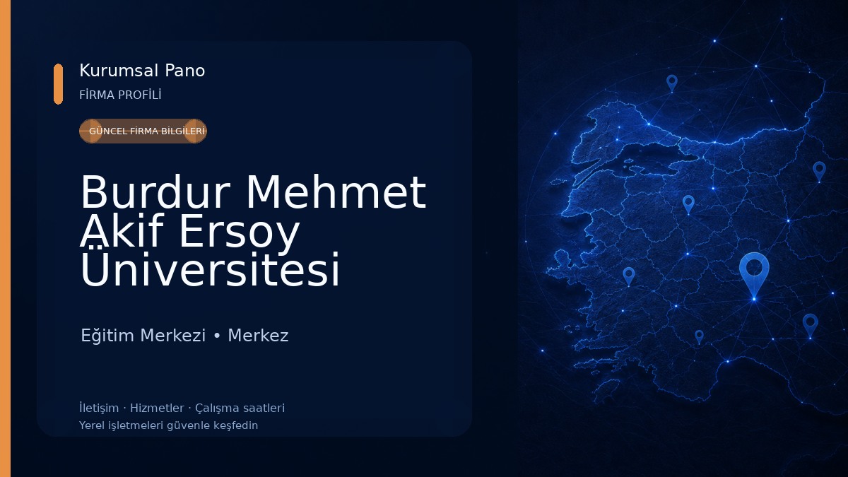 Burdur Mehmet Akif Ersoy Üniversitesi Uzaktan Eğitim Uygulama ve Araştırma Merkezi | MAKÜ UZEM Eğitim Merkezi