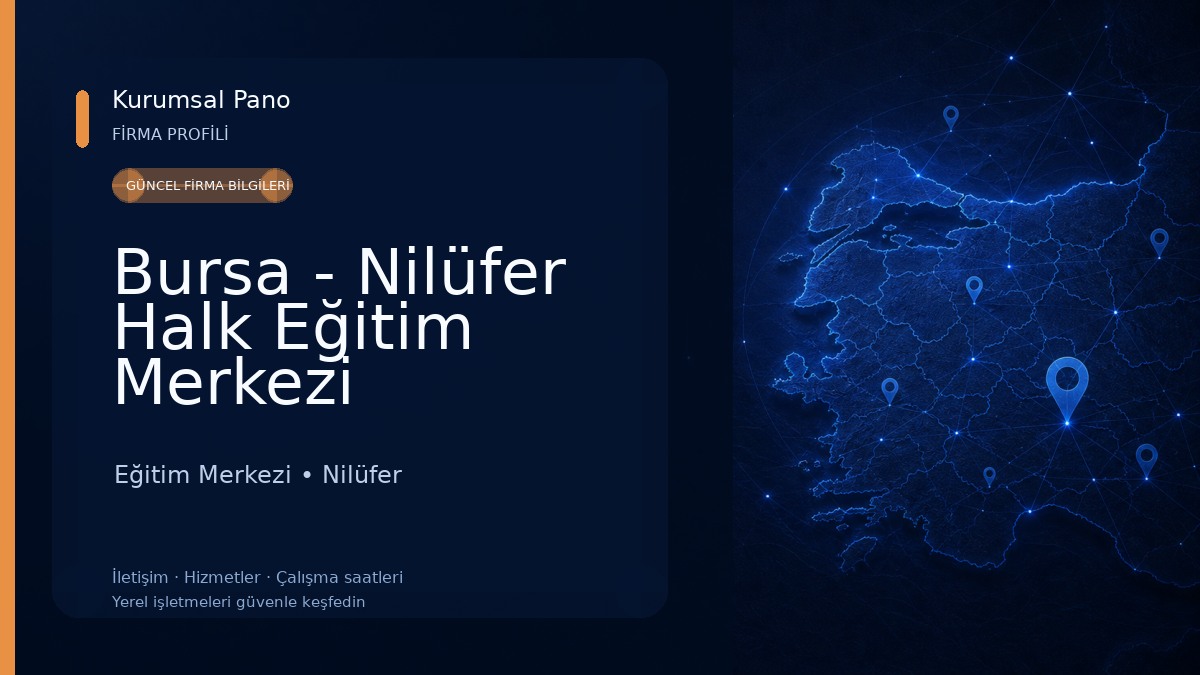 Bursa - Nilüfer Halk Eğitim Merkezi